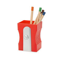 STIFTEHALTER 8,5/7,4/11,5 cm Rot  - Rot, Basics, Kunststoff (8,5/7,4/11,5cm)