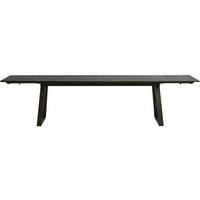 MATBORD 220-320/100/75 cm delar i massivt trä  trä utdragbar, finns i olika trädekorer rektangulär brun  - brun, Design, trä (220-320/100/75cm) - Best Price