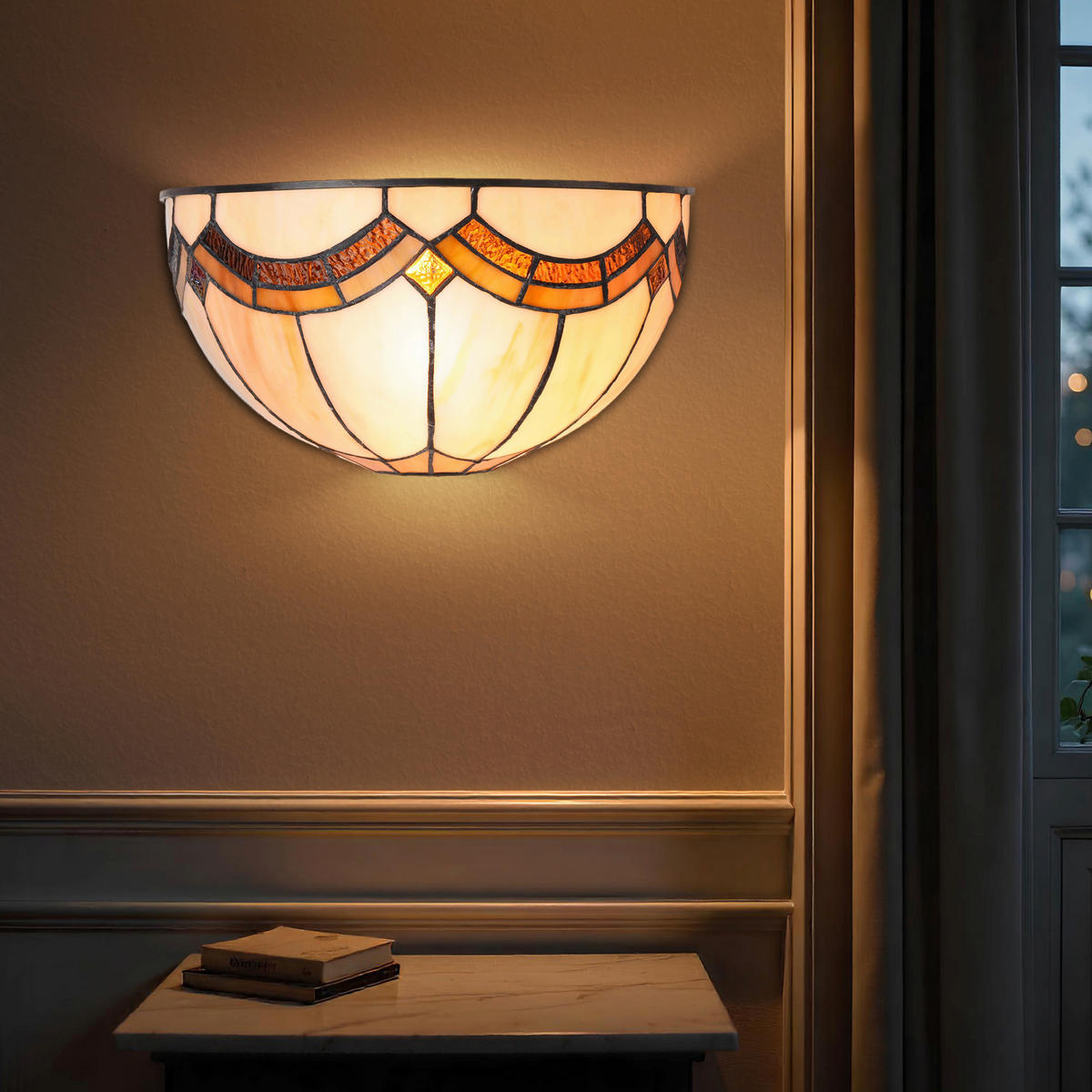 FALILÁMPA - többszínű, Basics, Üveg (15/16/31.5cm)