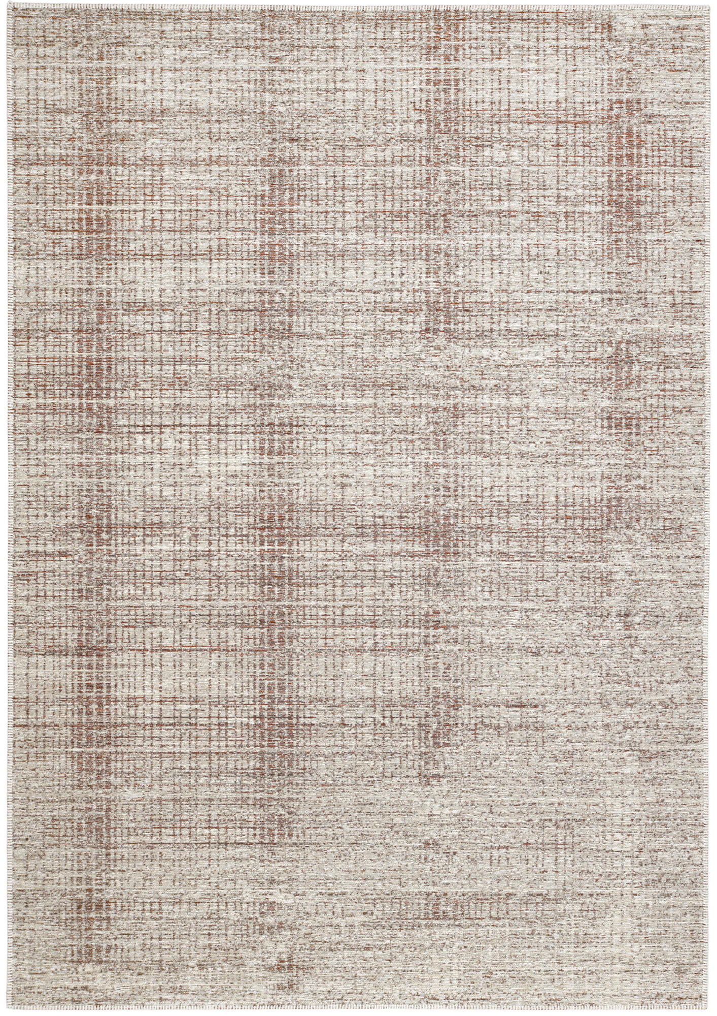 Musterring Flachwebeteppich Plains Braun, Beige 160x230 cm