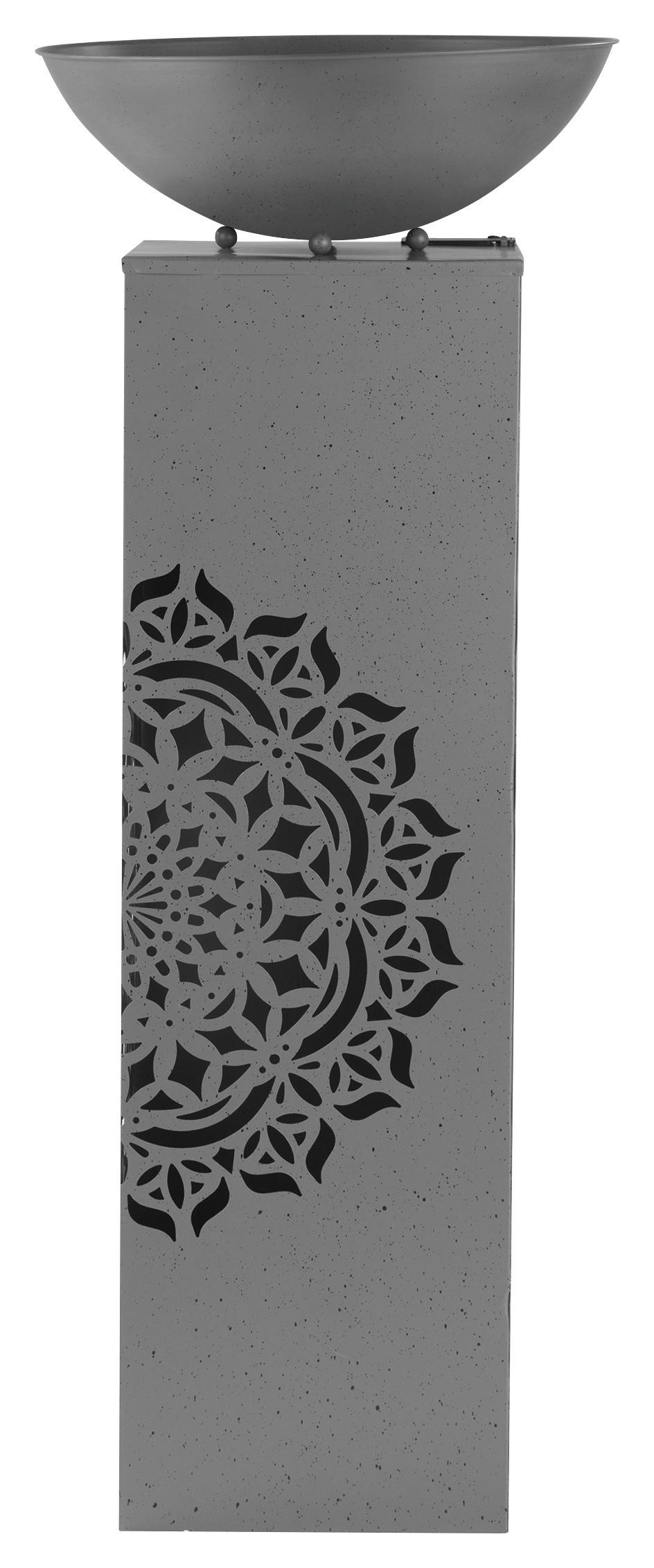 DEKOSÄULE - Grau, Basics, Metall (87cm) - TV - Unser Original
