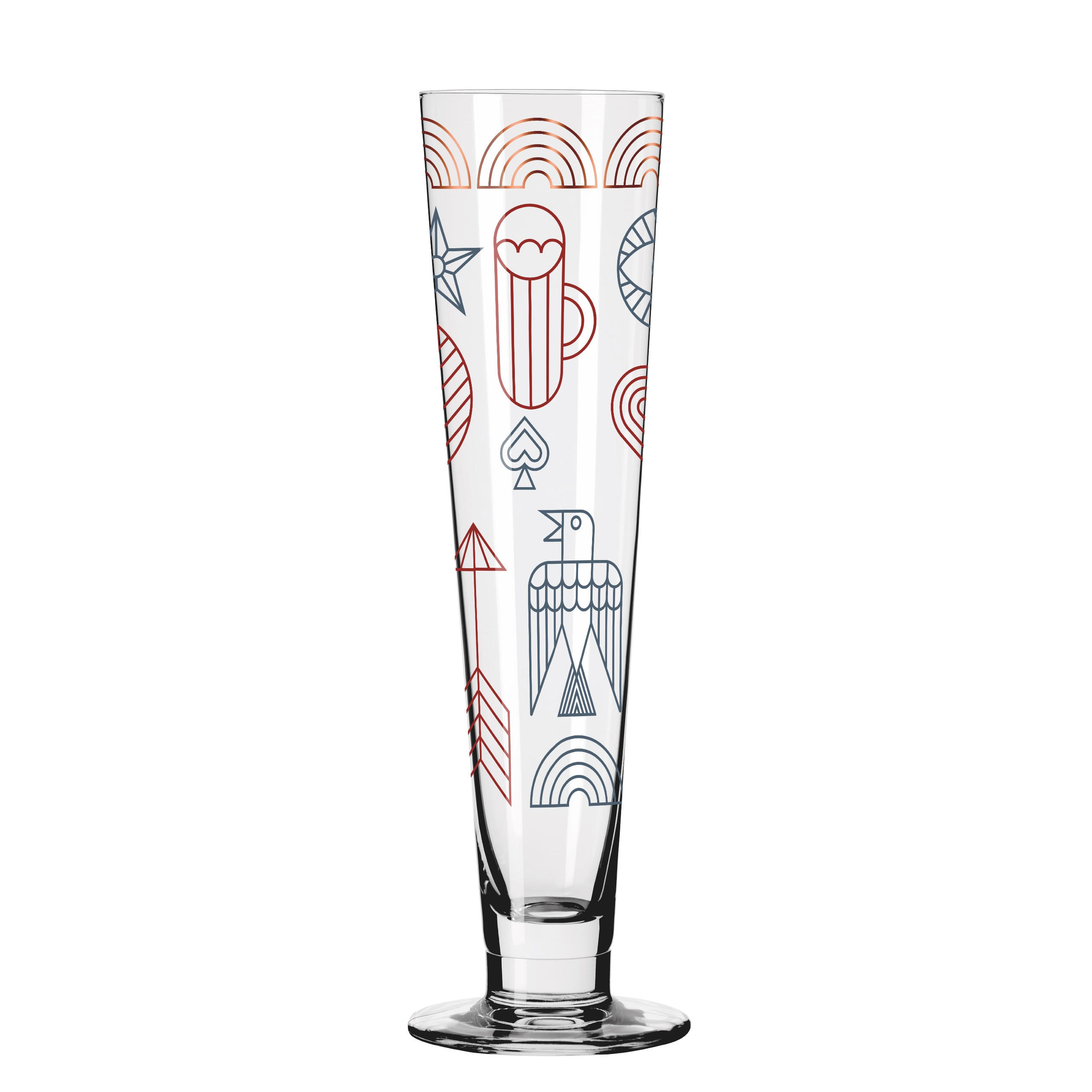 BIERGLAS 385 ml  - Multicolor, Trend, Glas (7,5/24,9/7,5cm) - Ritzenhoff