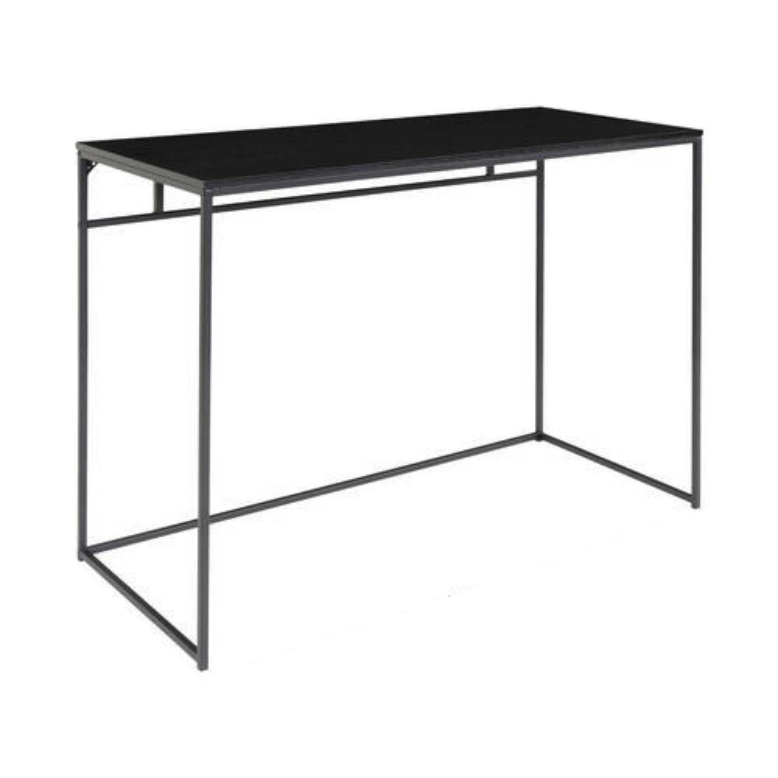SCHREIBTISCH 100/45/75 cm  in Schwarz  - Schwarz, MODERN, Holzwerkstoff/Metall (100/45/75cm) - MID.YOU