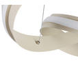 LED-HÄNGELEUCHTE 52/52/120 cm  - Sandfarben, Design, Kunststoff/Metall (52/52/120cm) - Novel
