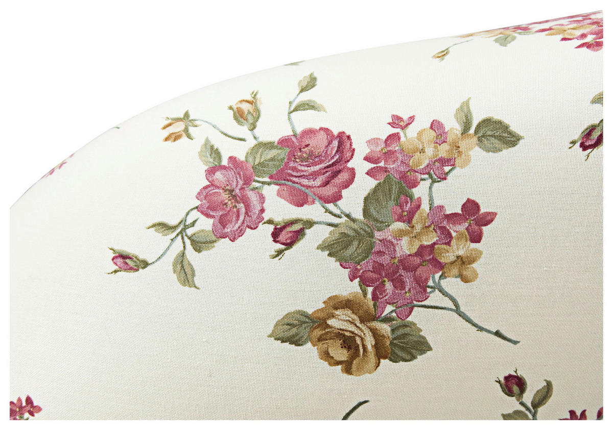SESSEL in Flachgewebe Rot, Beige  - Beige/Rot, Design, Holz/Textil (96/85/81cm) - Max Winzer