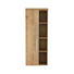 MIDISCHRANK Eichefarben - Eichefarben/Silberfarben, Design, Metall (50/130,8/33cm) - Dieter Knoll