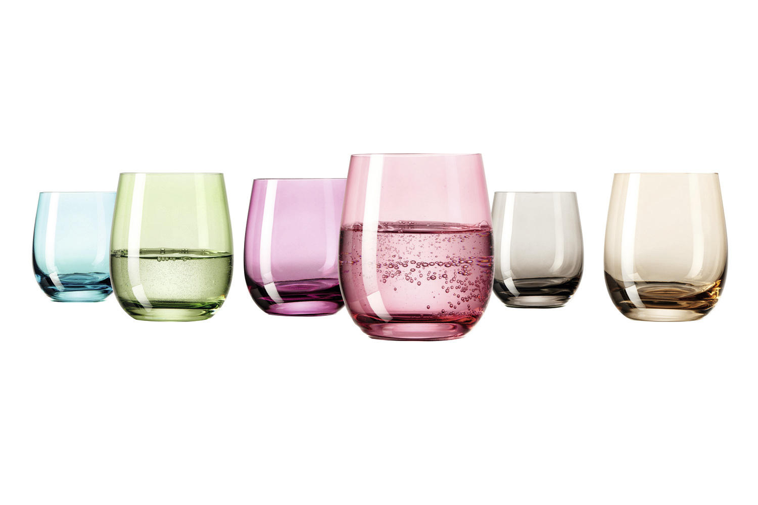 GLÄSERSET Sora  6-teilig  - Multicolor, Basics, Glas (26,7/10,3/17,8cm) - Leonardo
