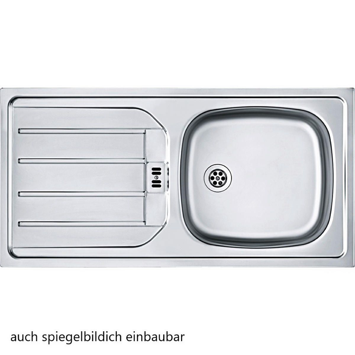 ECKKÜCHE 210/270 cm  in Weiß, Eiche Wotan  - Chromfarben/Eiche Wotan, MODERN, Holzwerkstoff/Metall (210/270cm) - Held