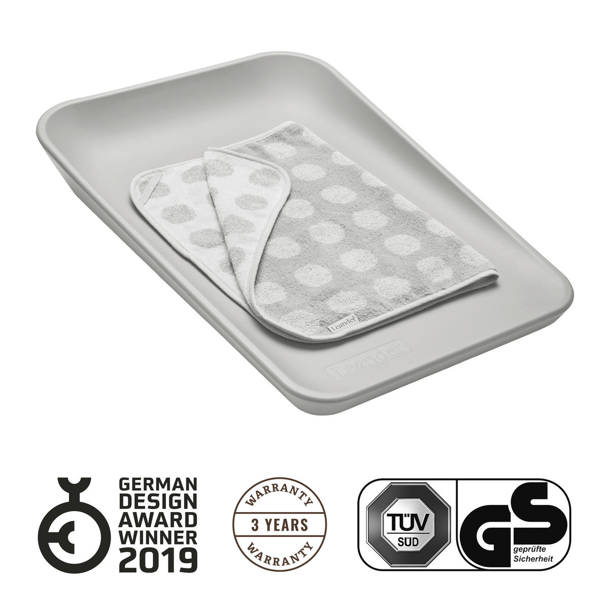 WICKELAUFLAGE - Grau, MODERN, Kunststoff (52,5/11,5/72cm) - Leander