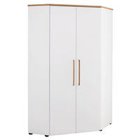 BABA RUHÁSSZEKRÉNY Oscar  - tölgyfa/fehér, Basics, faalapú anyag/fa (101,9/206/125,9cm) - Paidi
