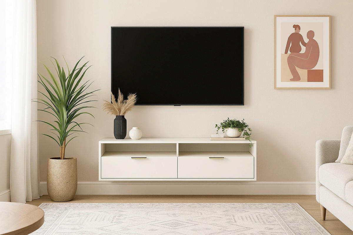 LOWBOARD  in 140/35/33 cm  - Goldfarben/Weiß, Design, Holzwerkstoff/Metall (140/35/33cm) - Livetastic