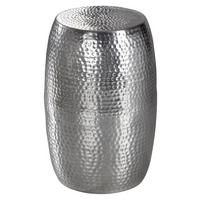 BEISTELLTISCH in Metall 30/30/49,5 cm  - Silberfarben, LIFESTYLE, Metall (30/30/49,5cm) - MID.YOU