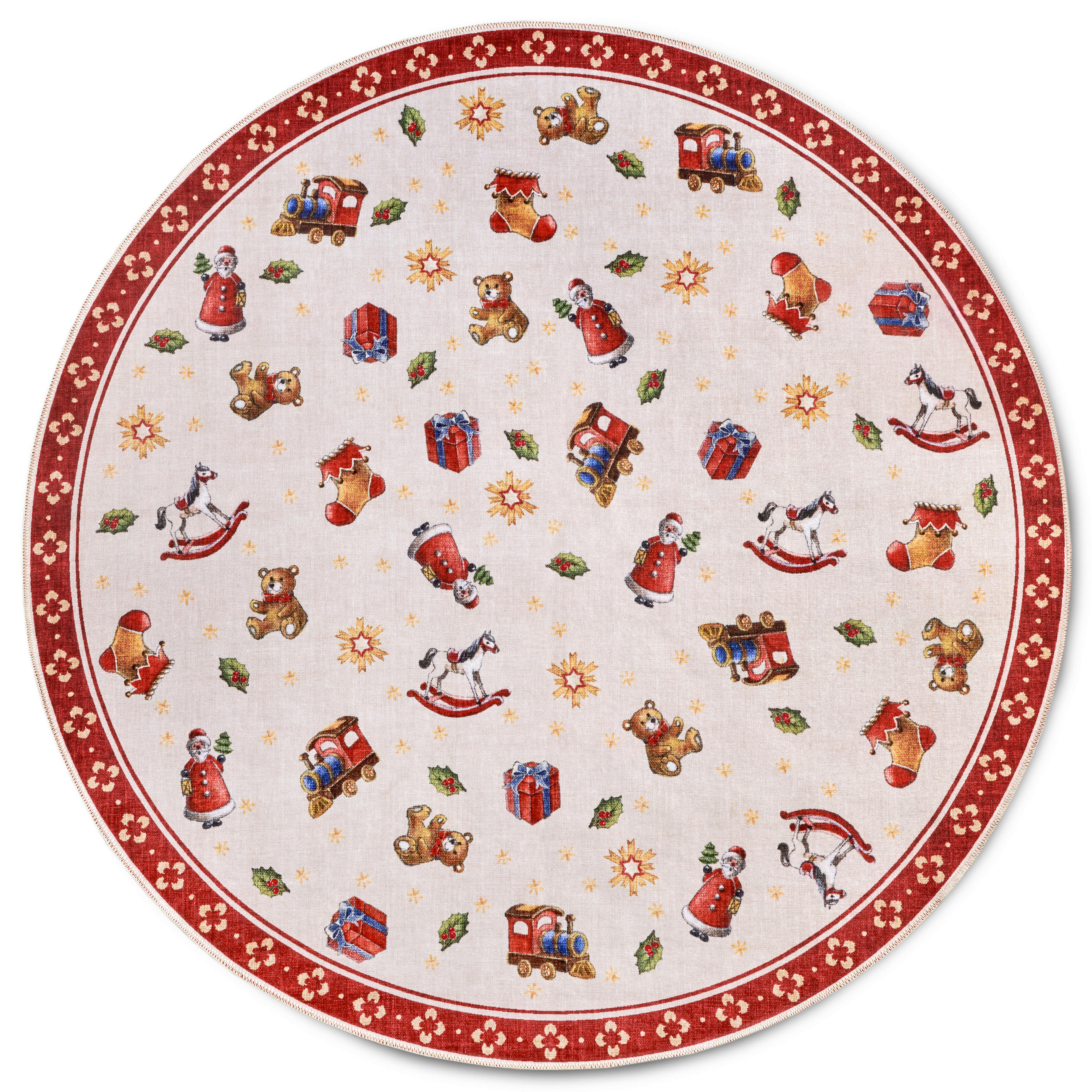 FLACHWEBETEPPICH 150 cm Toy's Delight Multicolor, Rot  - Rot/Multicolor, Design, Kunststoff/Textil (150cm) - Villeroy & Boch