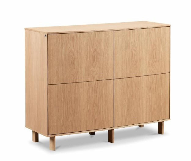 SIDEBOARD  100/80/37 cm  - ekfärgad, Design, trä (100/80/37cm) - Skovby