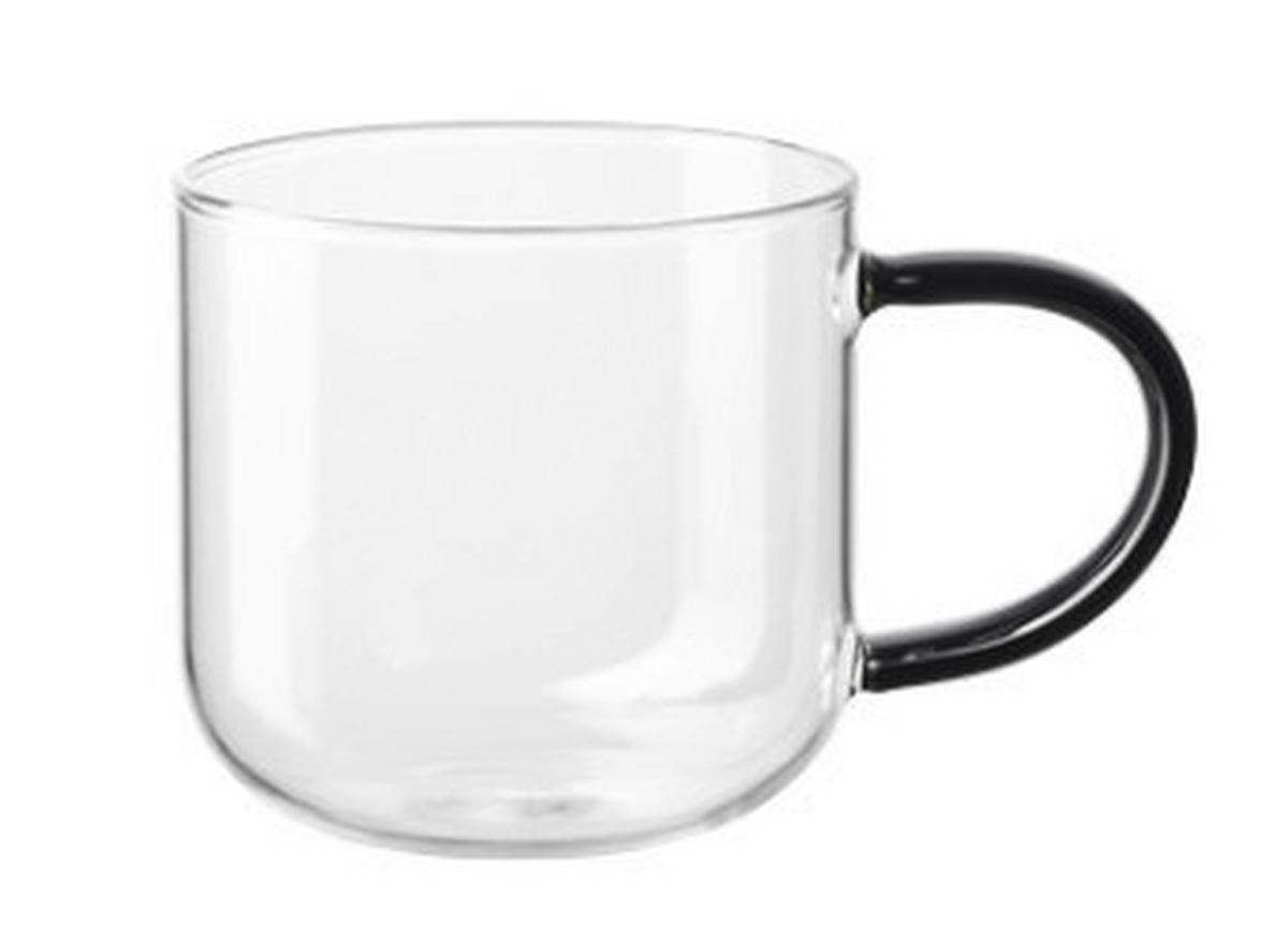 TEETASSE  - Schwarz, Basics, Glas (0,4l) - ASA