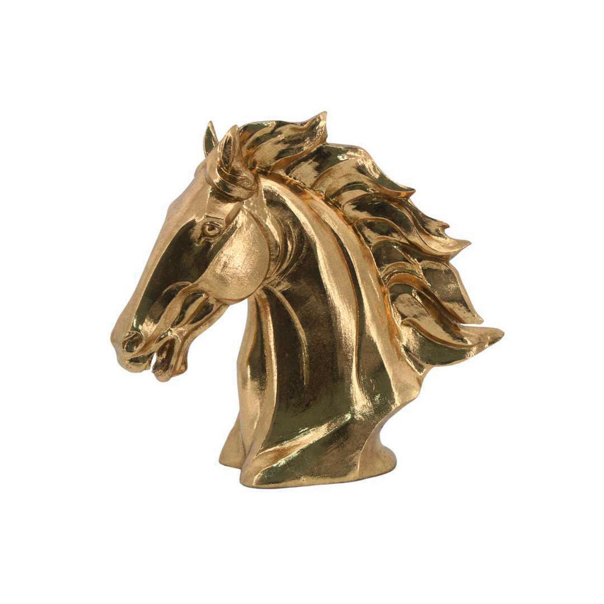 Sculptură - auriu, Basics, plastic (25/10.5/23cm)