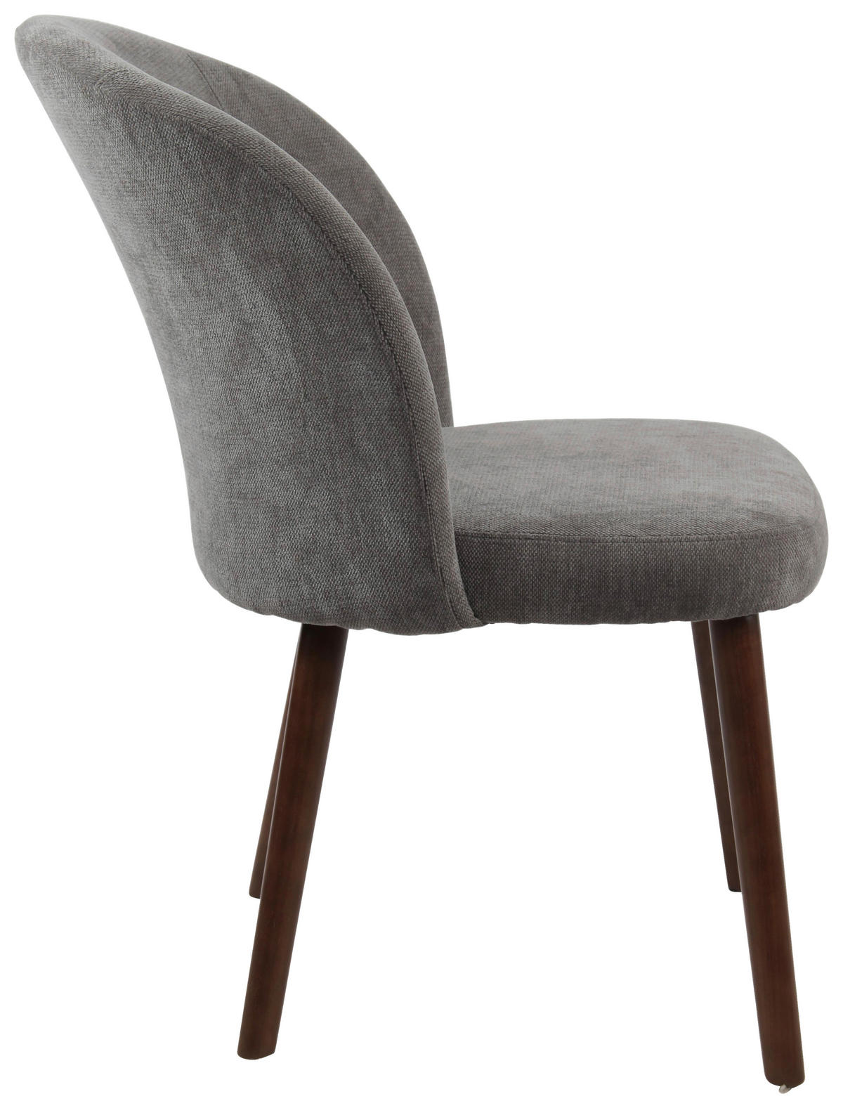 STOLICA  siva  drvo, metal, tekstil      - siva/boje hrasta, Moderno, drvo/metal (53/87/58cm) - Livetastic
