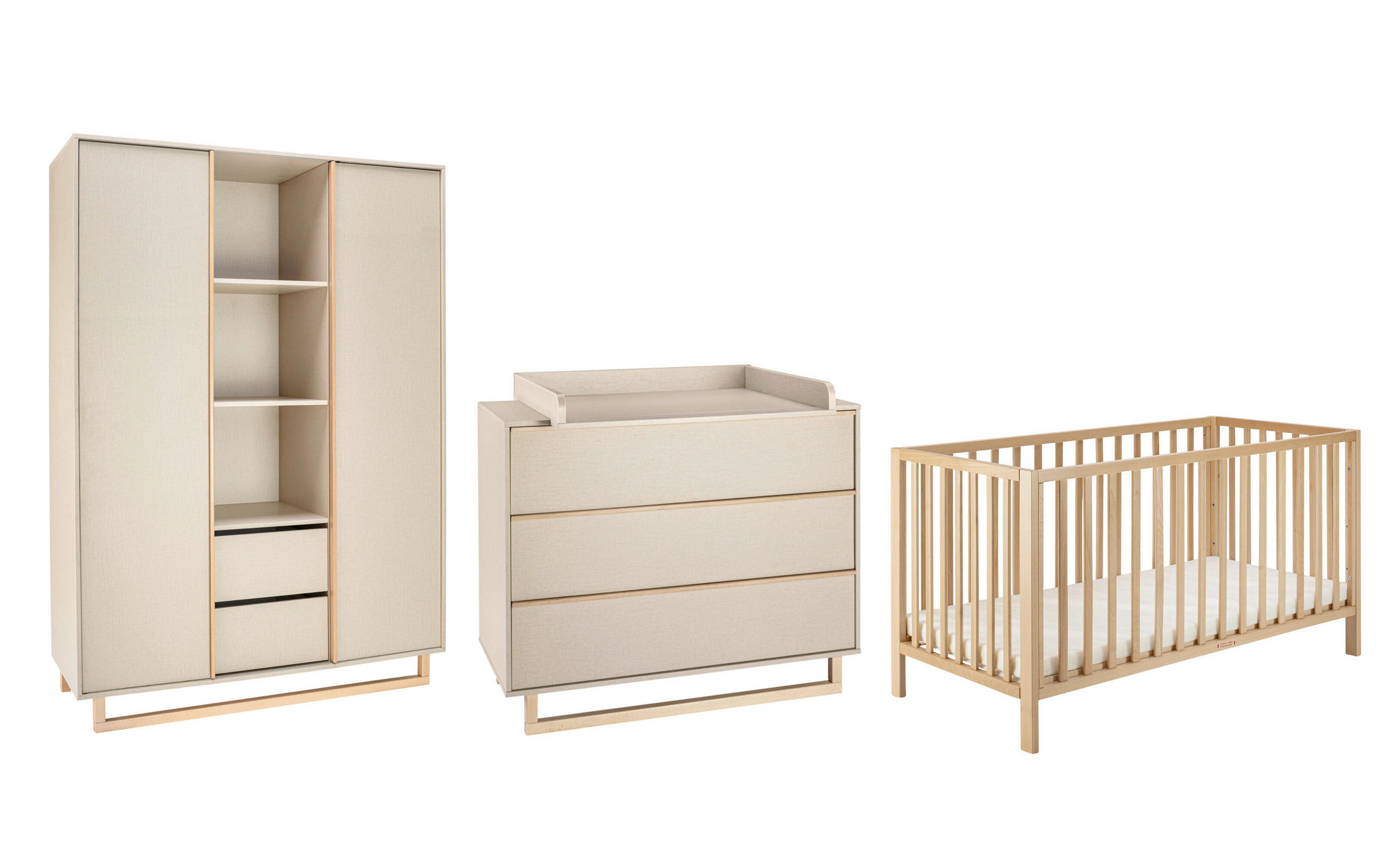 BABYZIMMER  - Beige/Buchefarben, Basics, Holz/Holzwerkstoff - Schardt