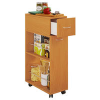 Cărucior Universal Depozitare    25/50/85 cm  - culoare lemn fag, Modern, plastic/metal (25/50/85cm) - MID.YOU