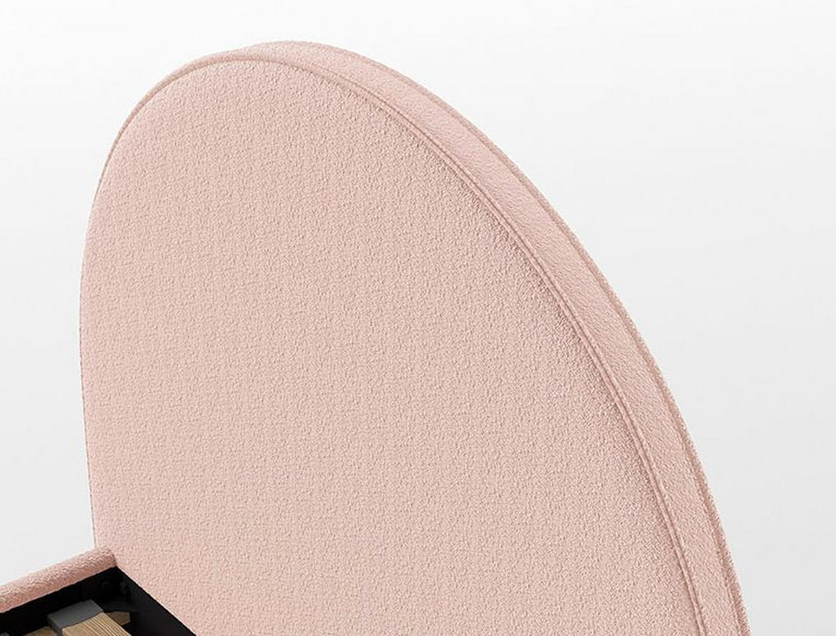 KINDER-/JUNIORBETT 140/200 cm  in Rosa  - Naturfarben/Rosa, ROMANTIK / LANDHAUS, Holz/Textil (140/200cm) - MID.YOU