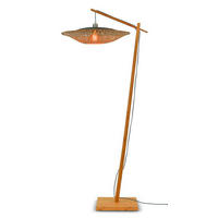 GOLVLAMPA GOOD&MOJO  80/60/176 cm    - svart/naturfärgad, Trend (80/60/176cm) - Good & Mojo