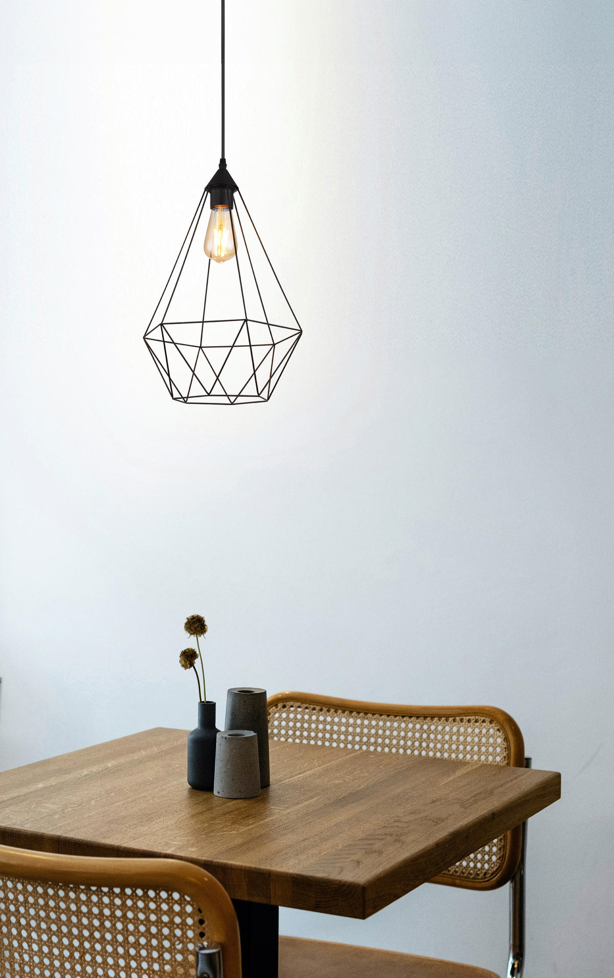 HÄNGELEUCHTE 30/120 cm    - Schwarz, Design, Textil/Metall (30/120cm) - Globo