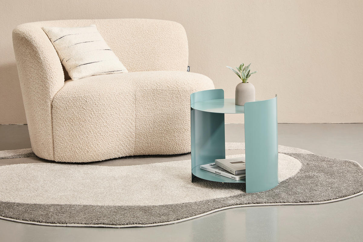 BEISTELLTISCH Metall 40/40/40 cm  - Grün, Design, Metall (40/40/40cm) - Xora