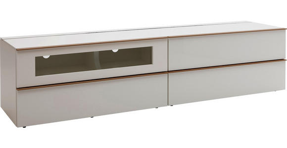 LOWBOARD 227,5/54/56,5 cm - Eichefarben/Weiß, Design, Holz/Holzwerkstoff (227,5/54/56,5cm) - Dieter Knoll