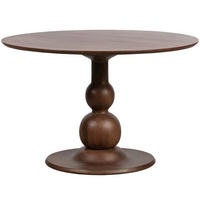 ESSTISCH in Holz 120/120/75 cm  - Walnussfarben, Design, Holz (120/120/75cm) - Livetastic