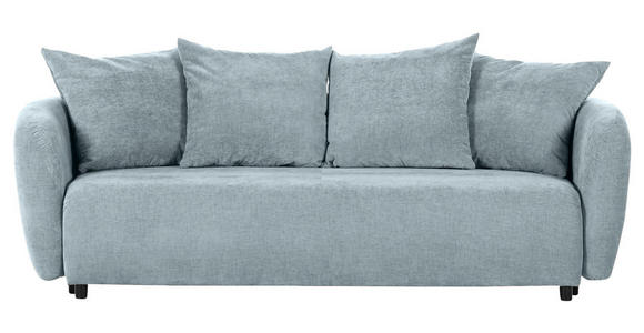 SCHLAFSOFA Flachgewebe Blau  - Blau/Schwarz, KONVENTIONELL, Kunststoff/Textil (250/74/108cm) - Carryhome