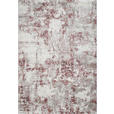 WEBTEPPICH 80/150 cm Sorrent  - Silberfarben/Rosa, Design, Textil (80/150cm) - Novel
