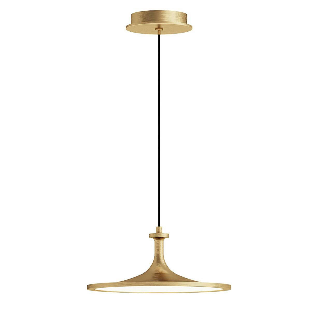 LED-HÄNGELEUCHTE Alora Mood 13,3/30,5 cm  - Goldfarben, Design, Kunststoff/Metall (13,3/30,5cm) - Elstead Lighting