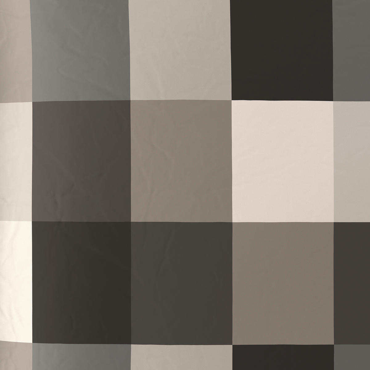 BETTWÄSCHE Beaufiat check Satin 135/200 cm  - Grau, Textil (135/200cm) - Novel