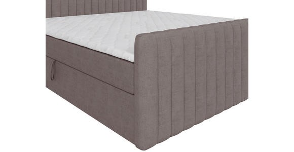 BOXBETT 180/200 cm  in Braun  - Schwarz/Braun, Basics, Kunststoff/Textil (180/200cm) - Carryhome