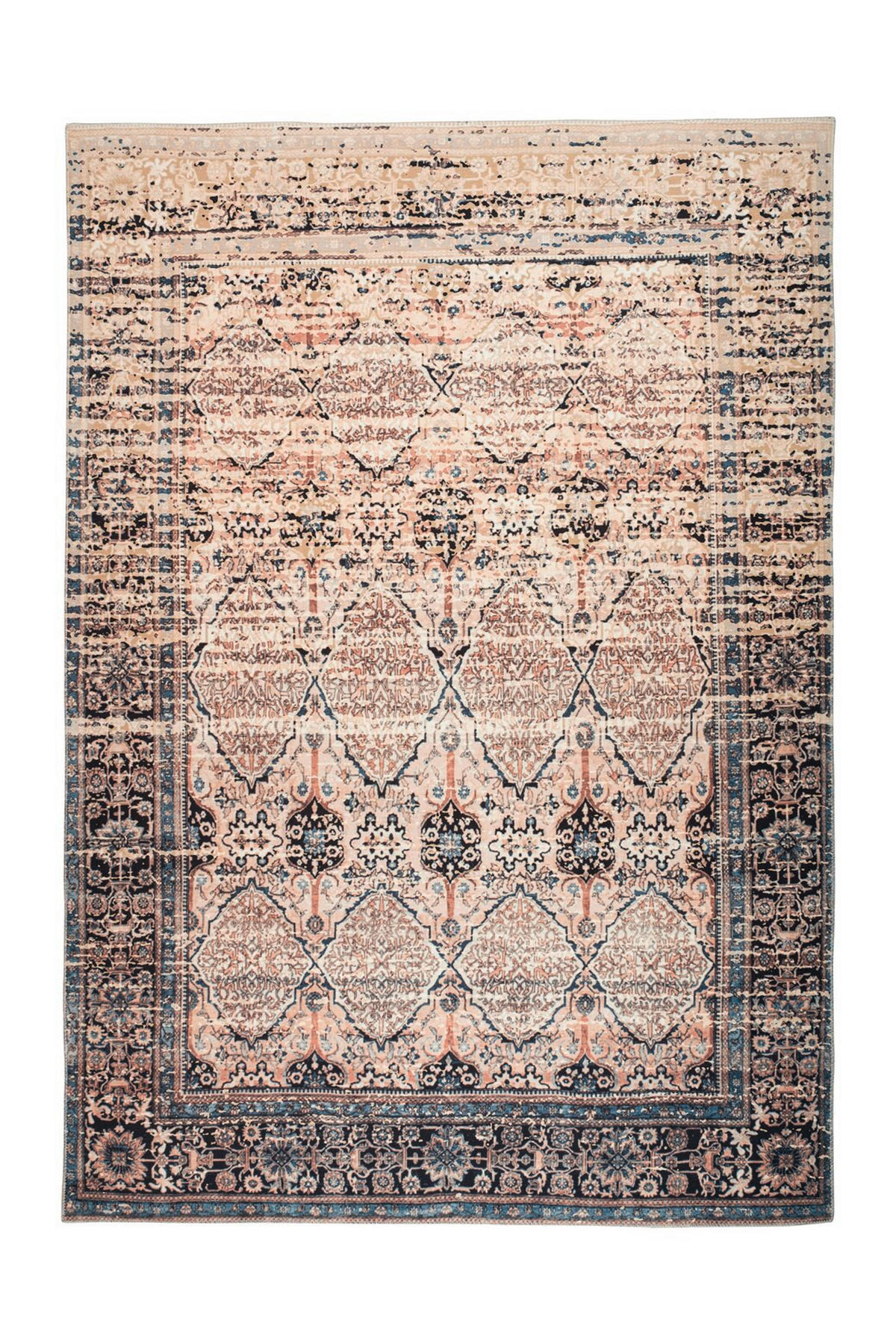 FLACHWEBETEPPICH 200/290 cm Galaxy 1400 Beige / Blau Blau, Beige  - Blau/Beige, Basics, Textil (200/290cm) - Novel
