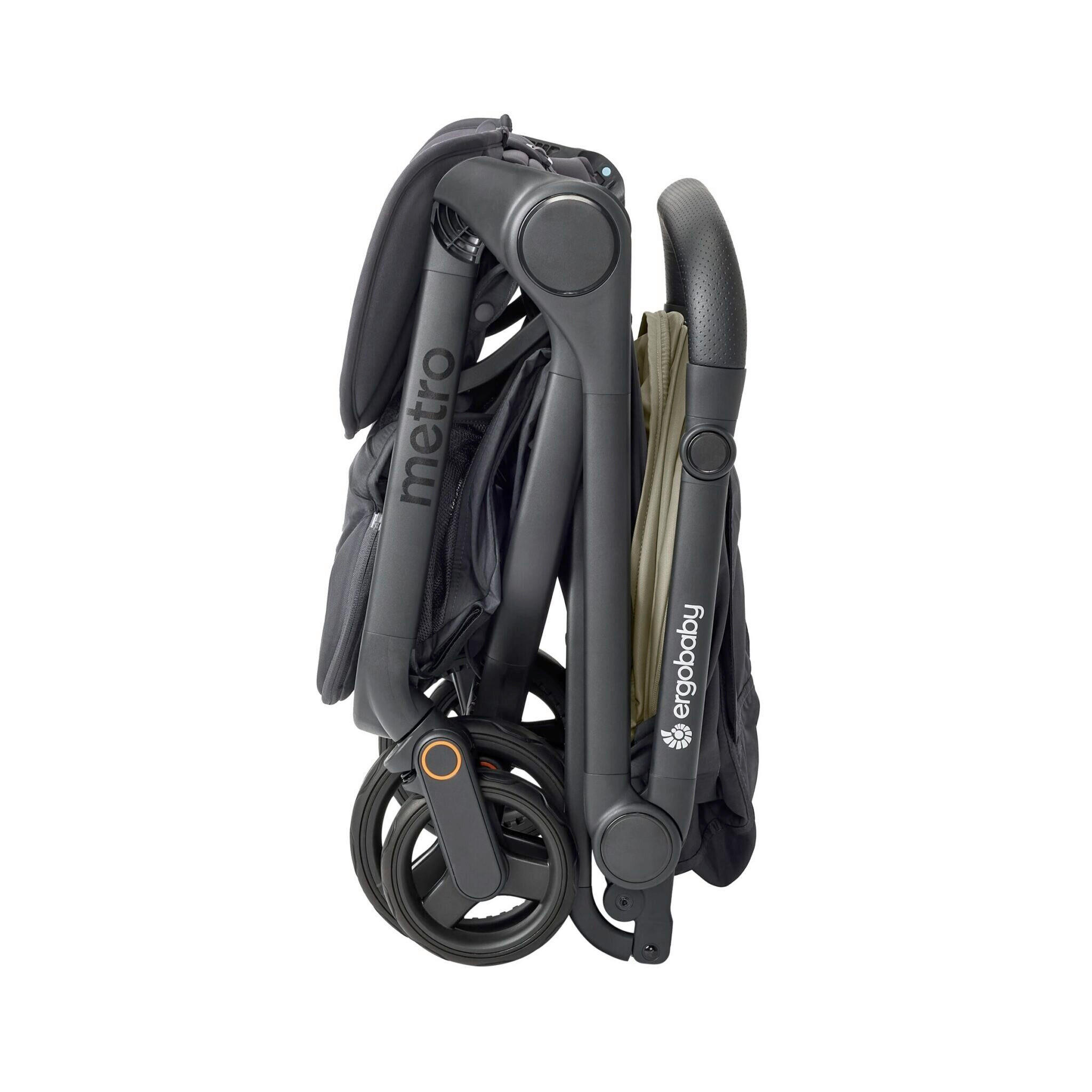 KIŠOBRAN KOLICA  METRO 3  - svijetlo siva/crna, Basics, tekstil/metal (23/44/56cm) - Ergo Baby