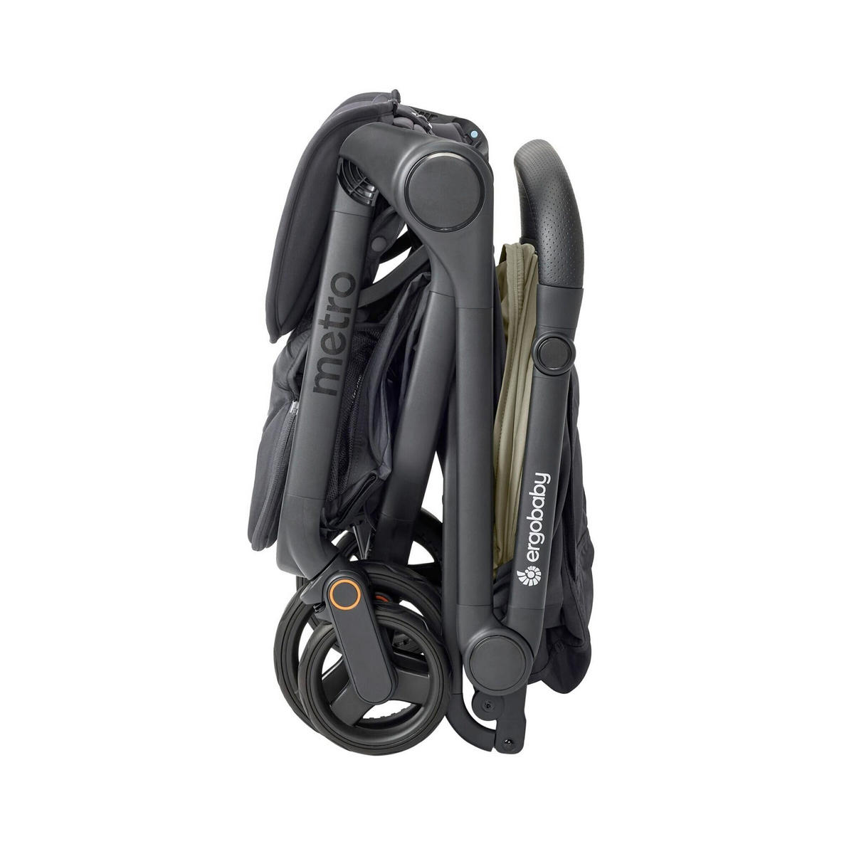 KIŠOBRAN KOLICA  METRO 3  - svijetlo siva/crna, Basics, tekstil/metal (23/44/56cm) - Ergo Baby