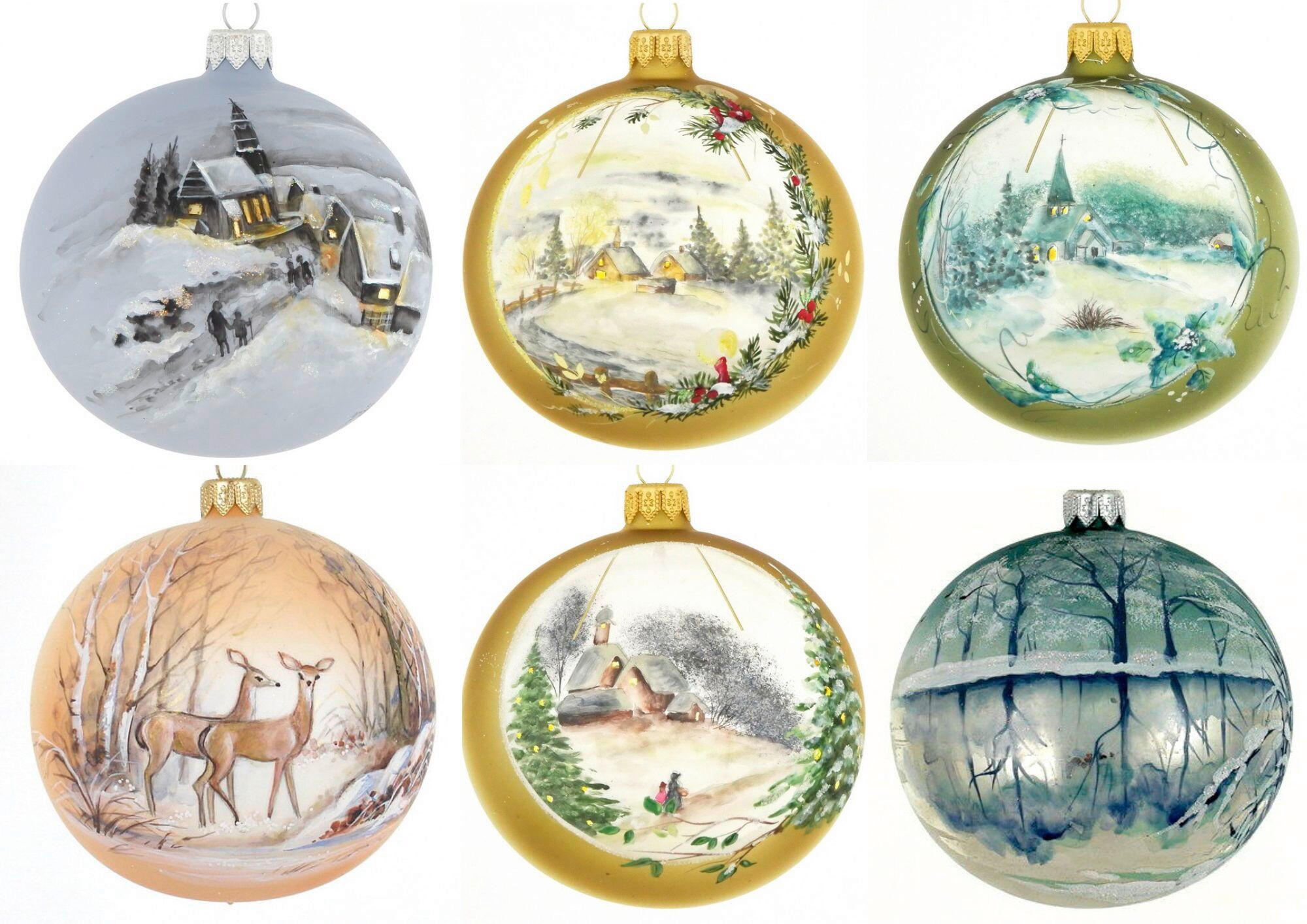 CHRISTBAUMKUGEL 10 cm  - Olivgrün/Honig, LIFESTYLE, Glas/Metall (10cm) - X-Mas