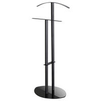 HERRENDIENER in Schwarz 45/110/34 cm   - Schwarz, KONVENTIONELL, Glas/Metall (45/110/34cm)