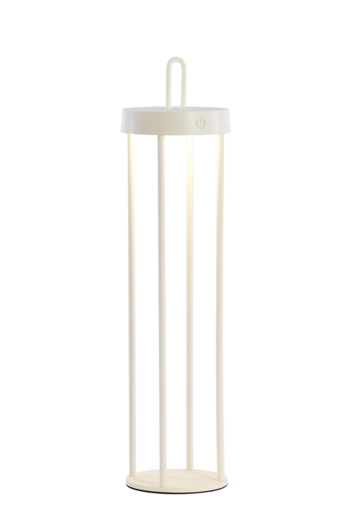 LED-TISCHLEUCHTE 13/50 cm   - Creme, Trend, Kunststoff/Metall (13/50cm) - Light & Living