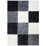 HOCHFLORTEPPICH 120/170 cm Life 1501 Grau, Schwarz, Weiß  - Schwarz/Weiß, KONVENTIONELL, Textil (120/170cm) - Novel