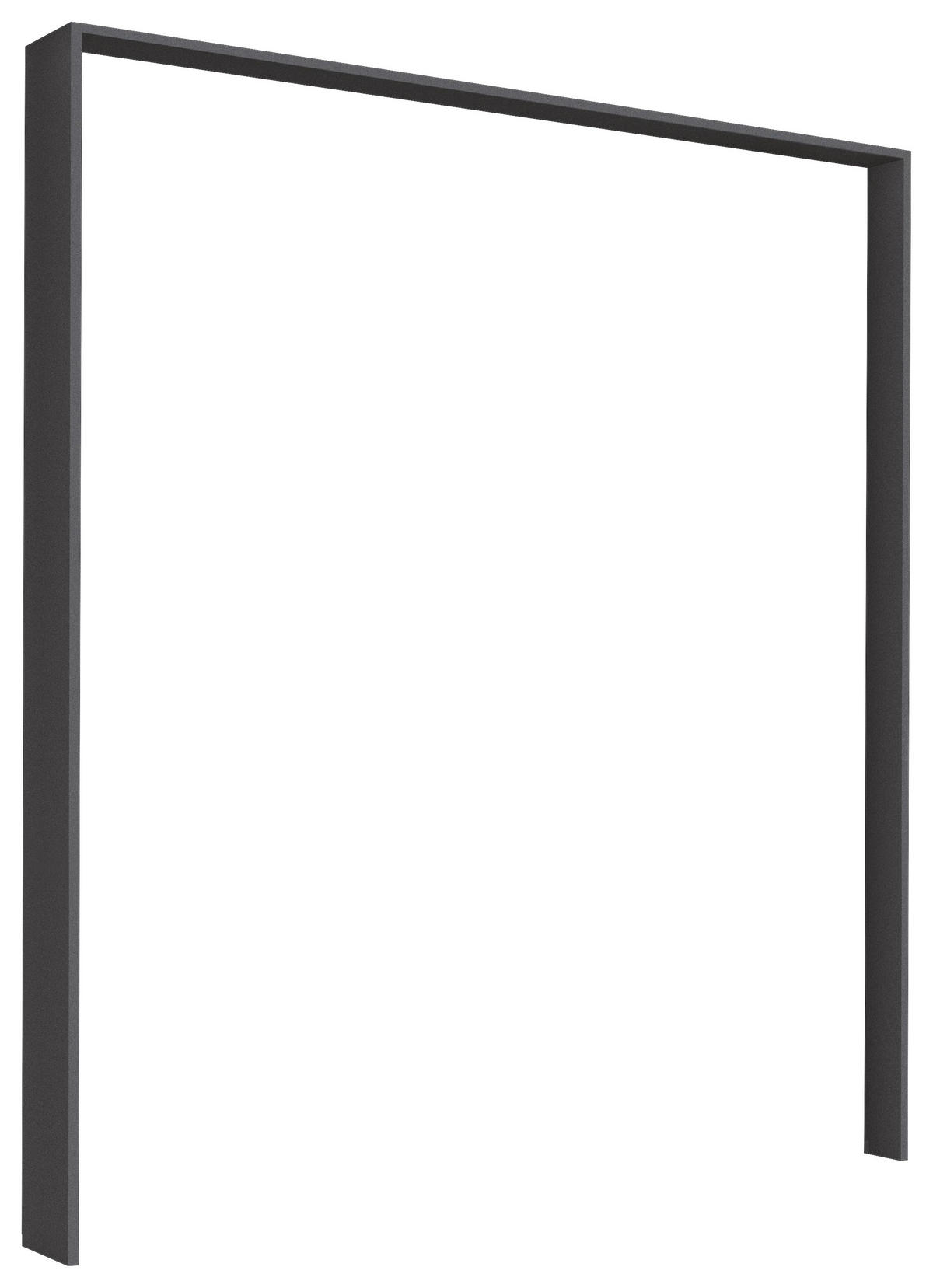 PASSEPARTOUTRAHMEN 211/233/64 cm Grau  - Grau, MODERN, Holzwerkstoff (211/233/64cm) - Luca Bessoni