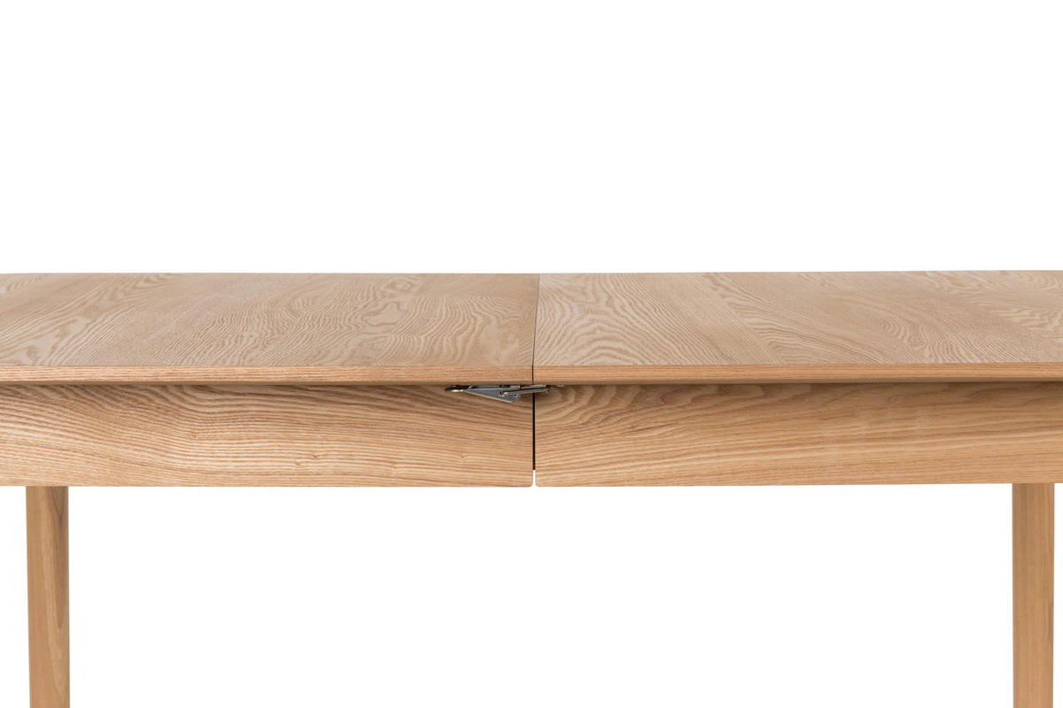 ESSTISCH Eschefarben rechteckig  ausziehbar  - Eschefarben, Basics, Holz/Holzwerkstoff (120/80/76cm) - Zuiver