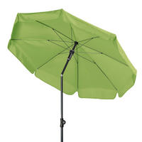 SONNENSCHIRM 150 cm Anthrazit, Grün  - Anthrazit/Grün, Basics, Textil/Metall (150cm) - Doppler