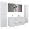 BADEZIMMER 5-teilig  in 178 cm  - Alufarben/Weiß, MODERN, Keramik/Holzwerkstoff (178cm) - MID.YOU