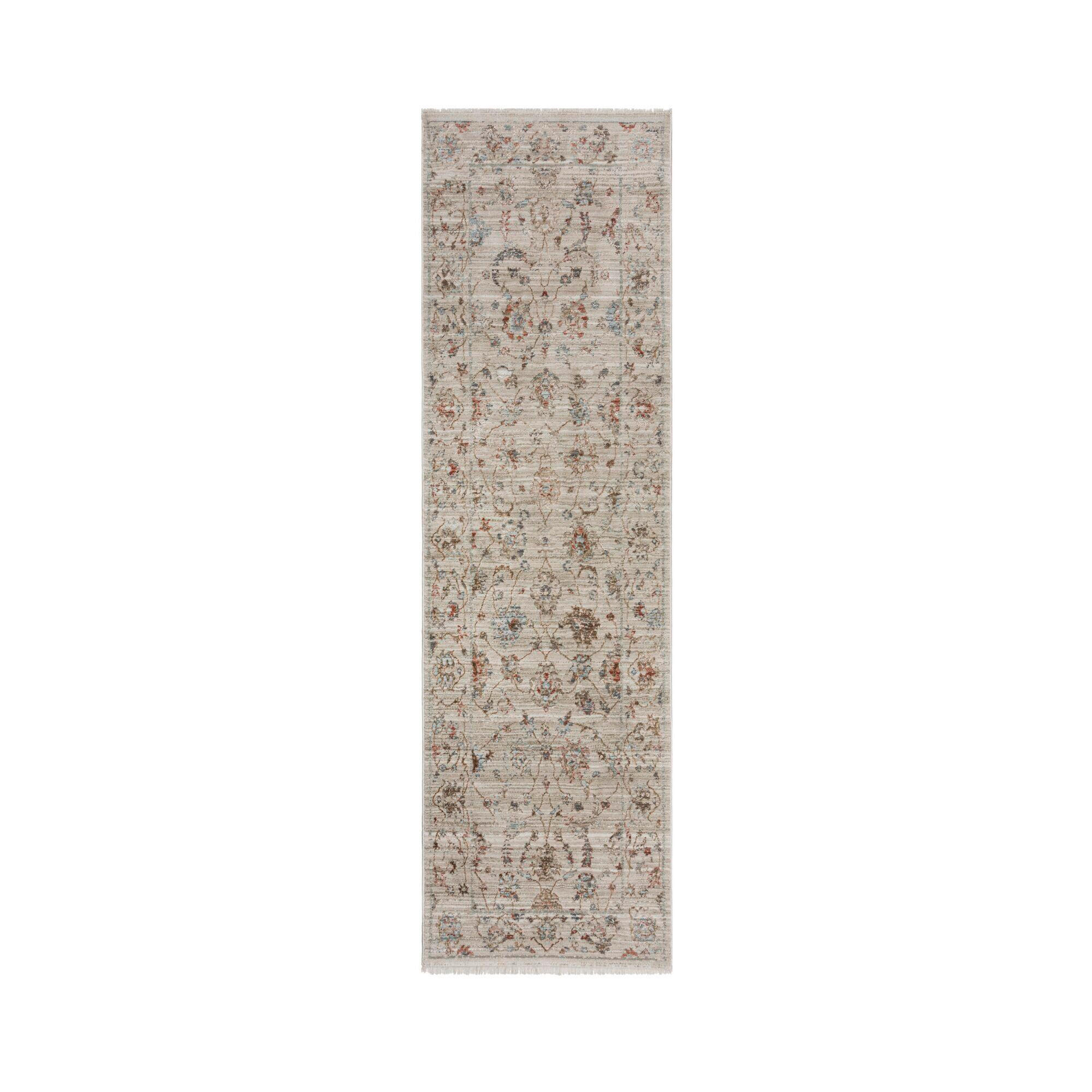 WEBTEPPICH 66/300 cm ELODIE TRADITIONAL Naturfarben rechteckig  - Naturfarben, KONVENTIONELL, Kunststoff/Textil (66/300cm) - Xora