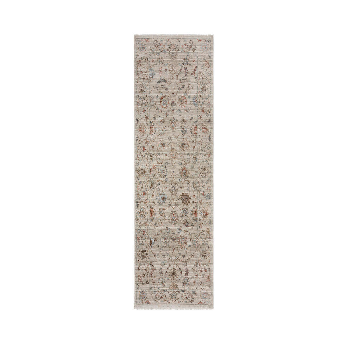 WEBTEPPICH 66/300 cm ELODIE TRADITIONAL Naturfarben rechteckig  - Naturfarben, KONVENTIONELL, Kunststoff/Textil (66/300cm) - Xora