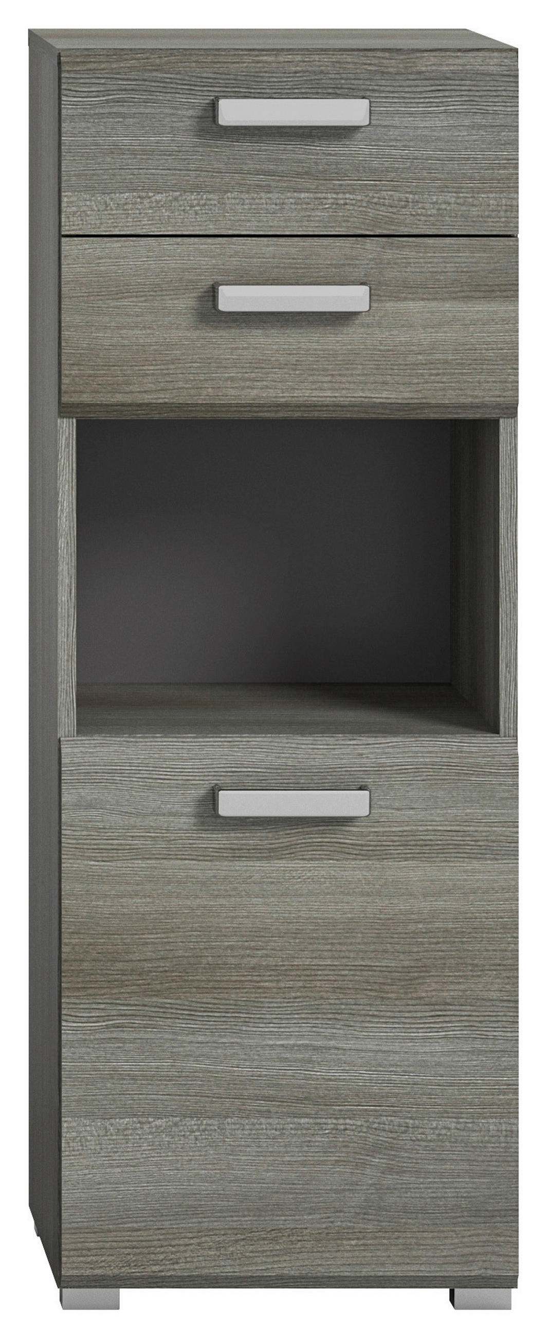 MIDISCHRANK 40/109/33 cm  - Silberfarben/Grau, MODERN, Holzwerkstoff/Kunststoff (40/109/33cm) - MID.YOU