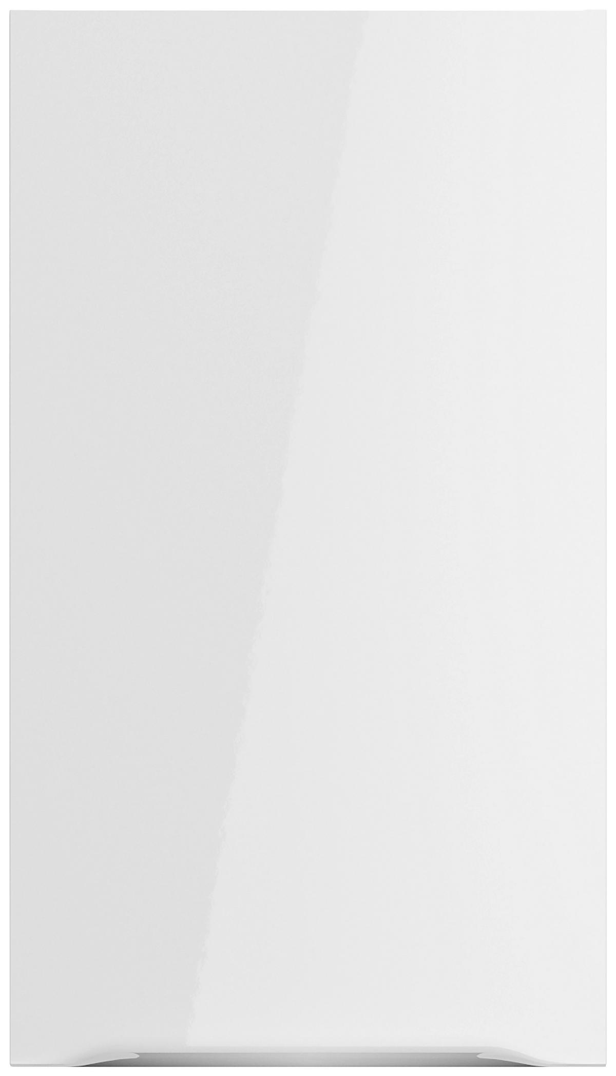 KÜCHENLEERBLOCK 270 cm   in Weiß, Weiß Hochglanz  - Edelstahlfarben/Weiß Hochglanz, Basics, Holzwerkstoff/Metall (270cm) - Optifit