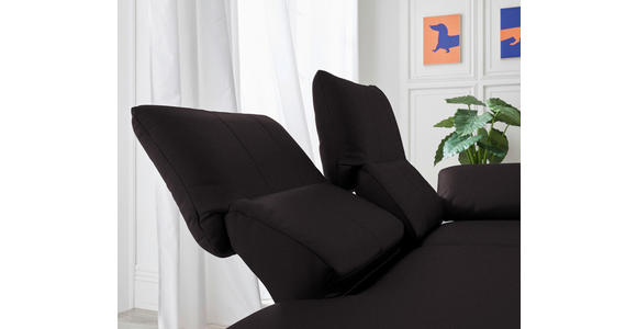 RÉCAMIERE in Echtleder Dunkelbraun - Chromfarben/Dunkelbraun, Design, Leder/Metall (209/85-109/95-16cm) - Dieter Knoll